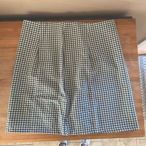 Checkered Skirt (NWOT)